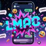 lmao meaning in text