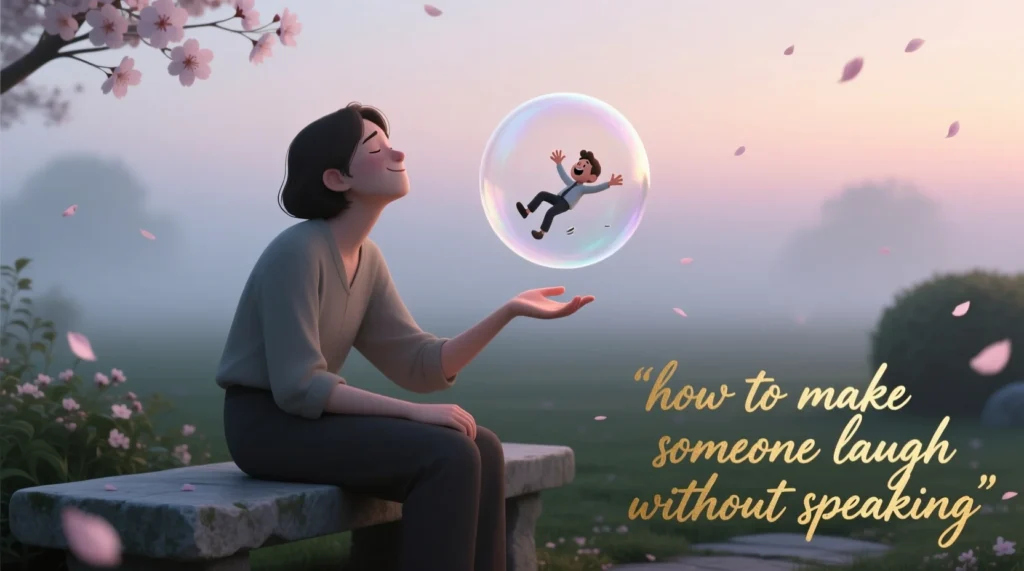 how to make someone laugh without speaking