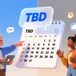 tbd meaning in text