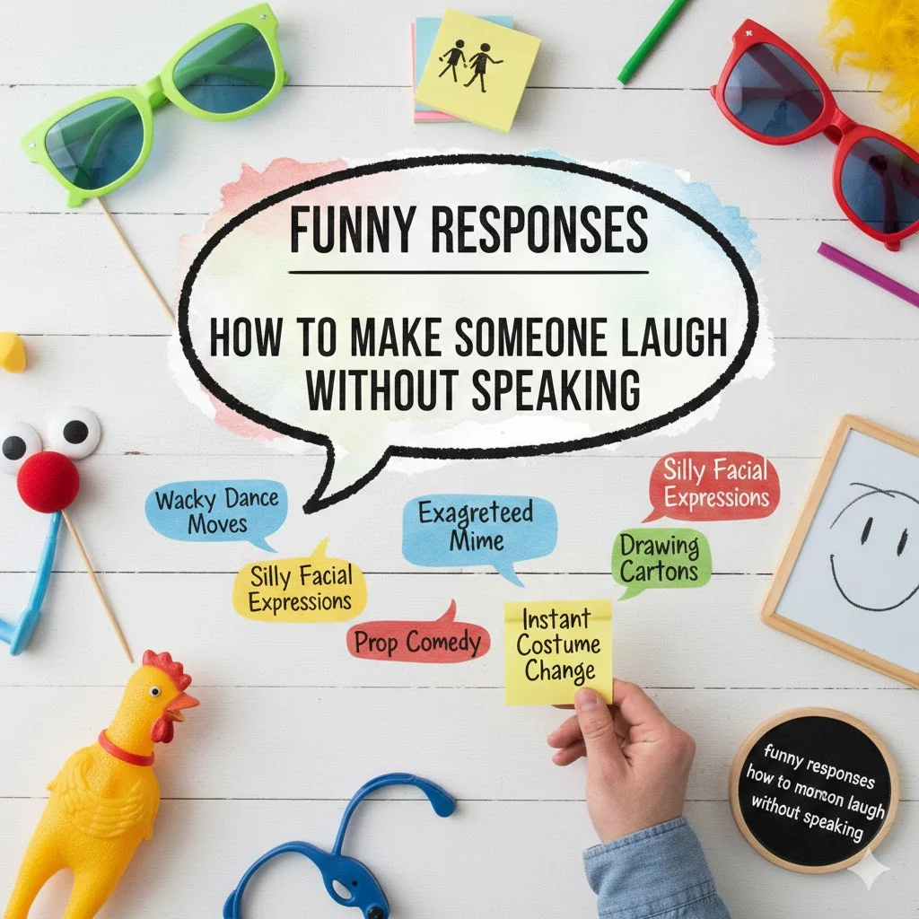 funny responses how to make someone laugh without speaking 2026