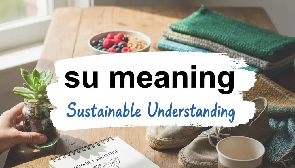 su meaning