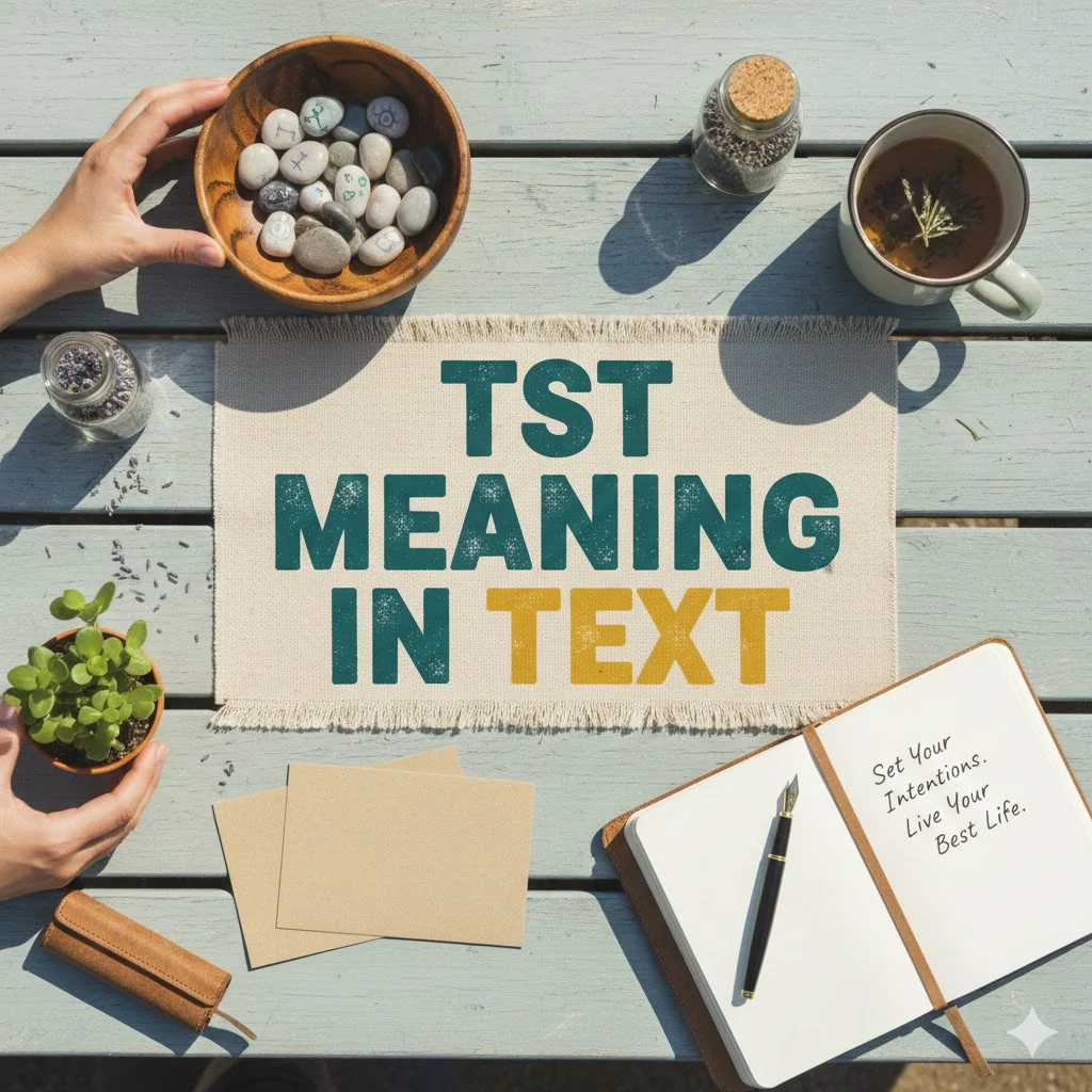 tsts meaning in text