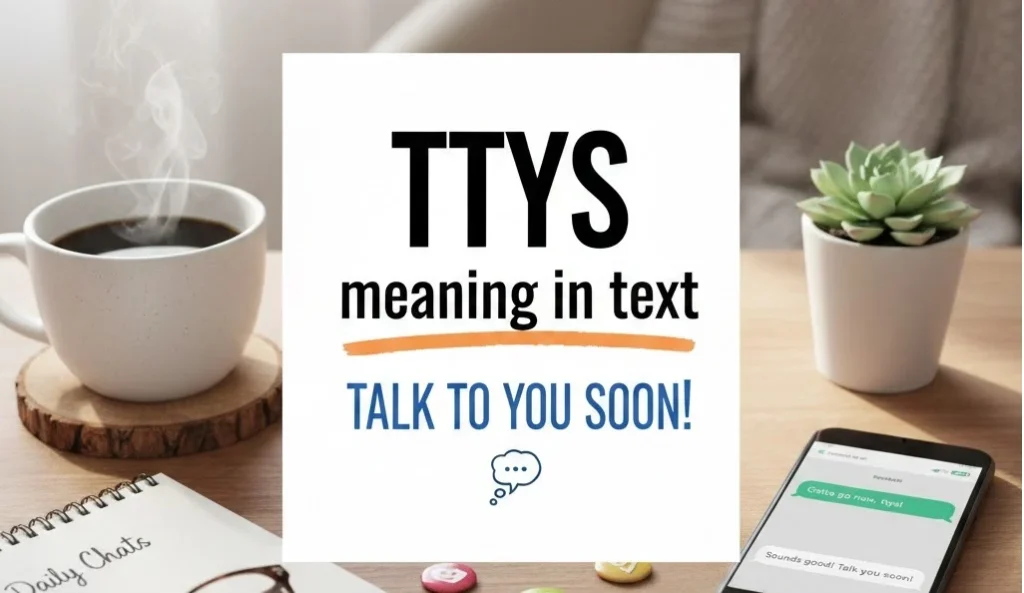 ttys meaning in text